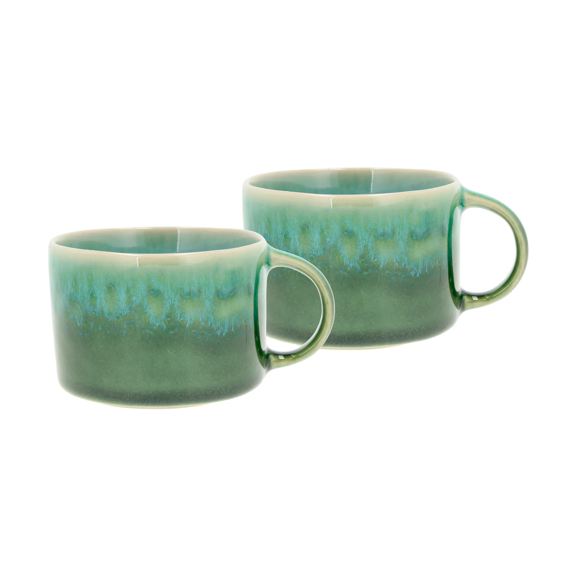 Styles chávenas com asa 16 cl 2 un, Black-blue Villa Collection