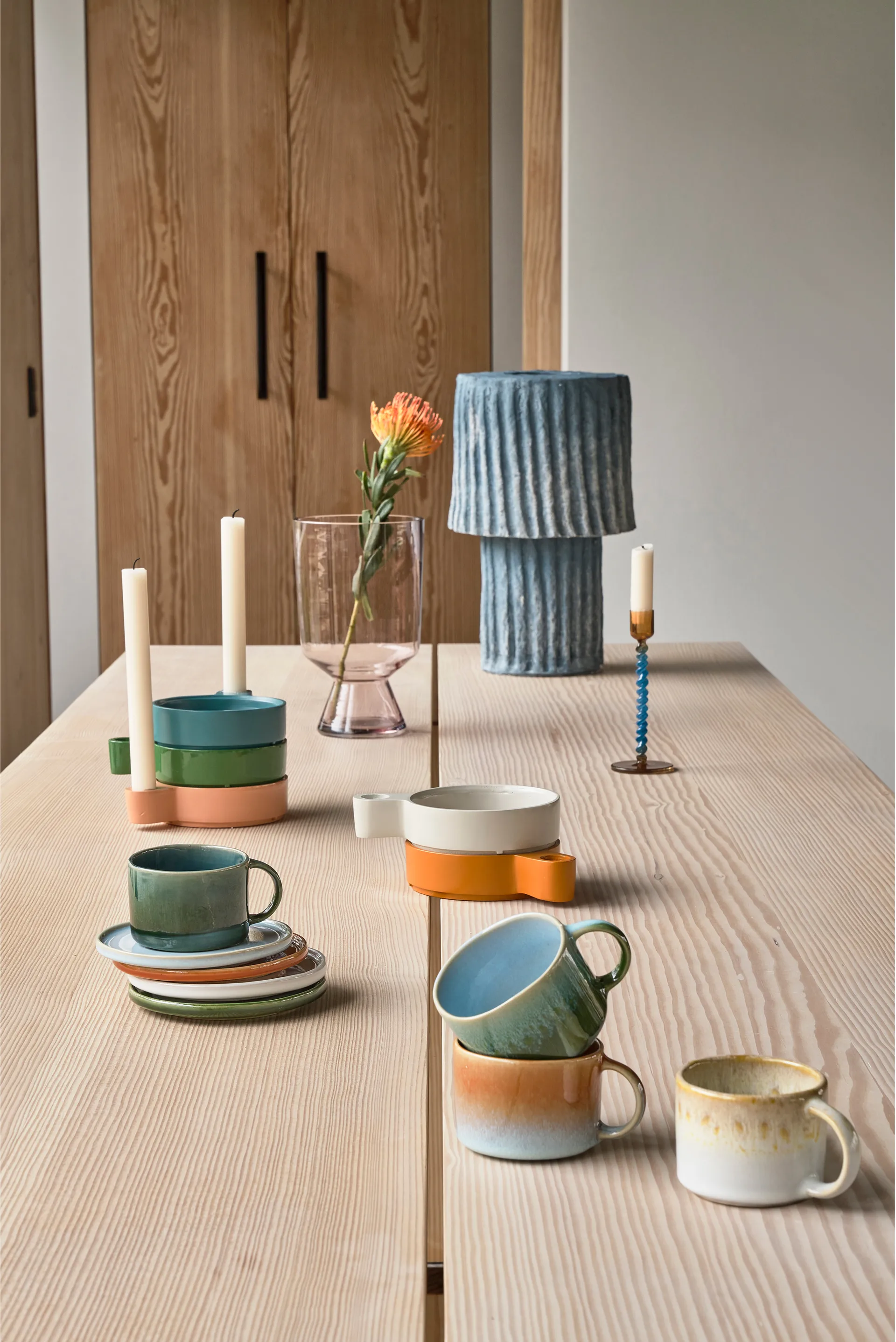 Styles chávenas com asa 16 cl 2 un, Blue-amber Villa Collection
