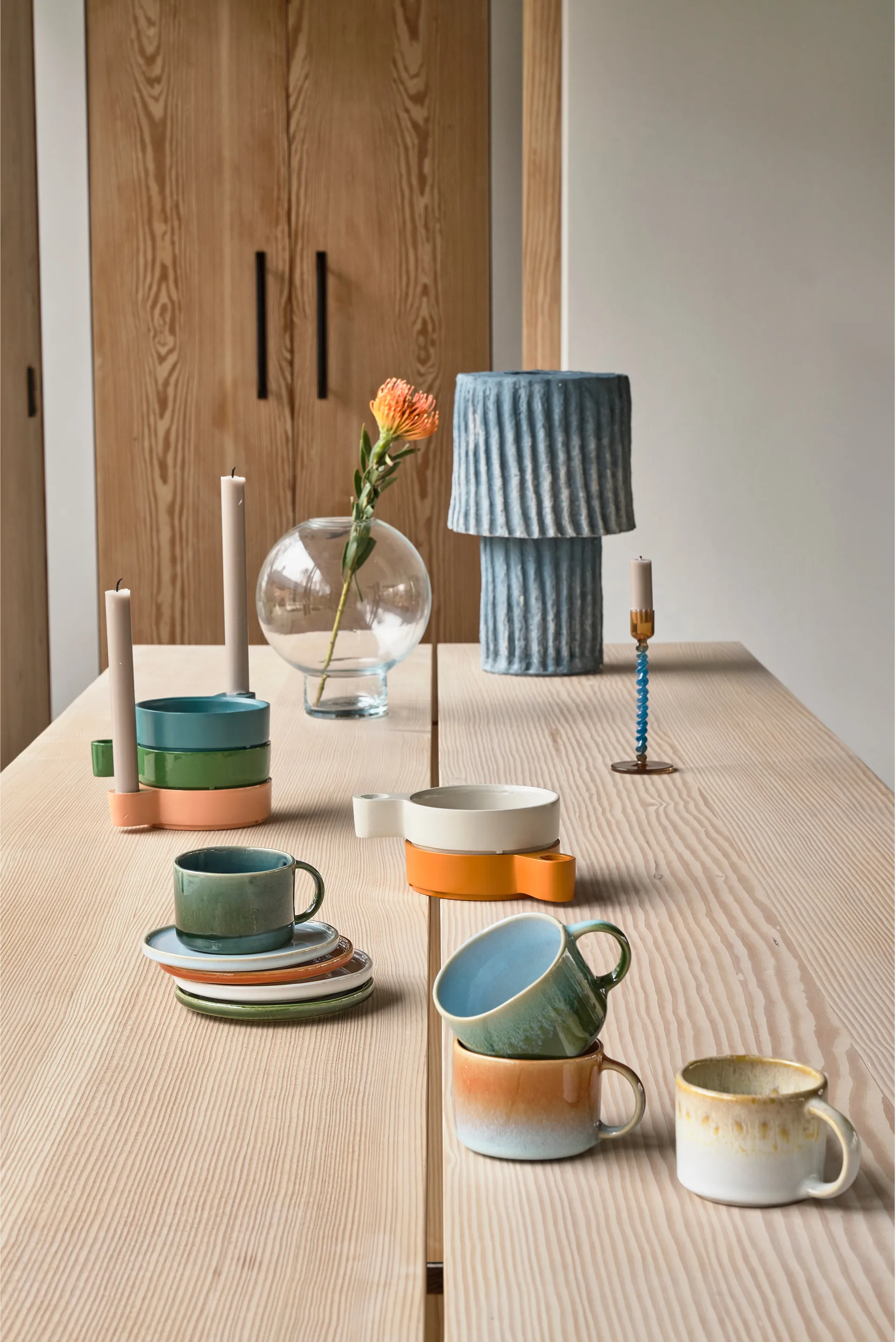Styles chávenas com asa 16 cl 2 un, Blue-amber Villa Collection