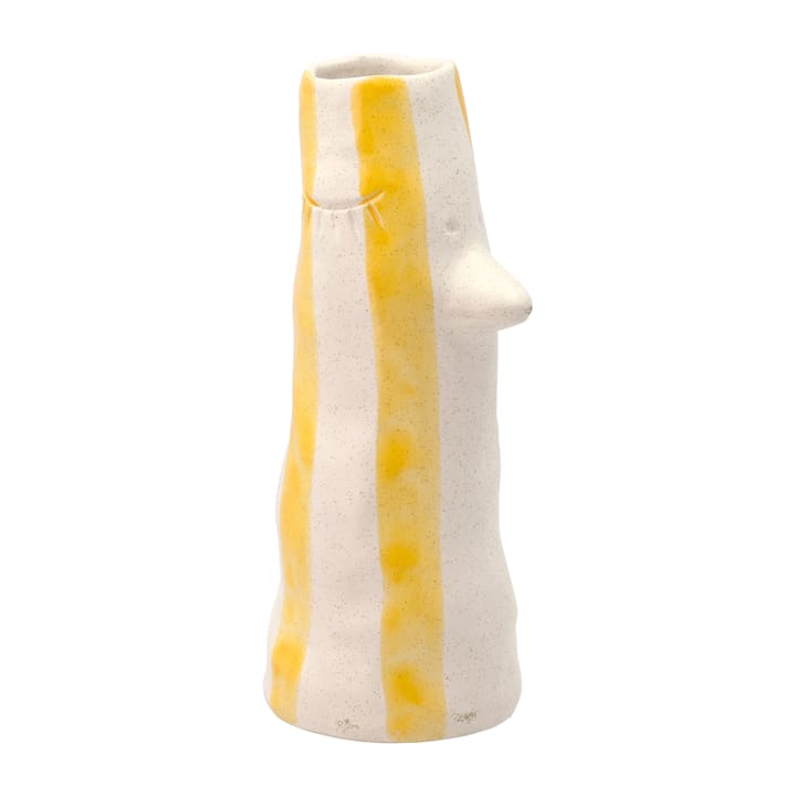 Styles vaso com bico e pestanas 26 cm - Amarelo - Villa Collection