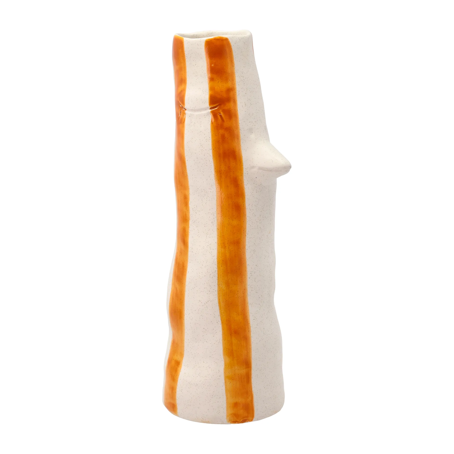 Styles vaso com bico e pestanas 34 cm, Marrom Villa Collection