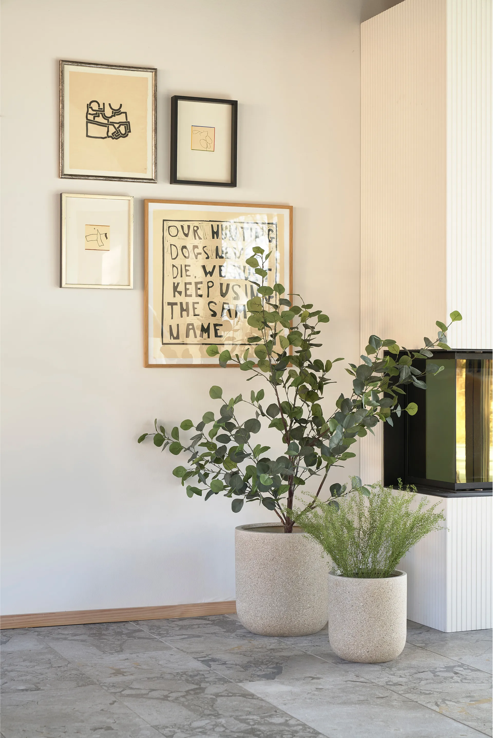 Thum pote de flores nature lote de 2, Ø37 cm-Ø45 cm Villa Collection