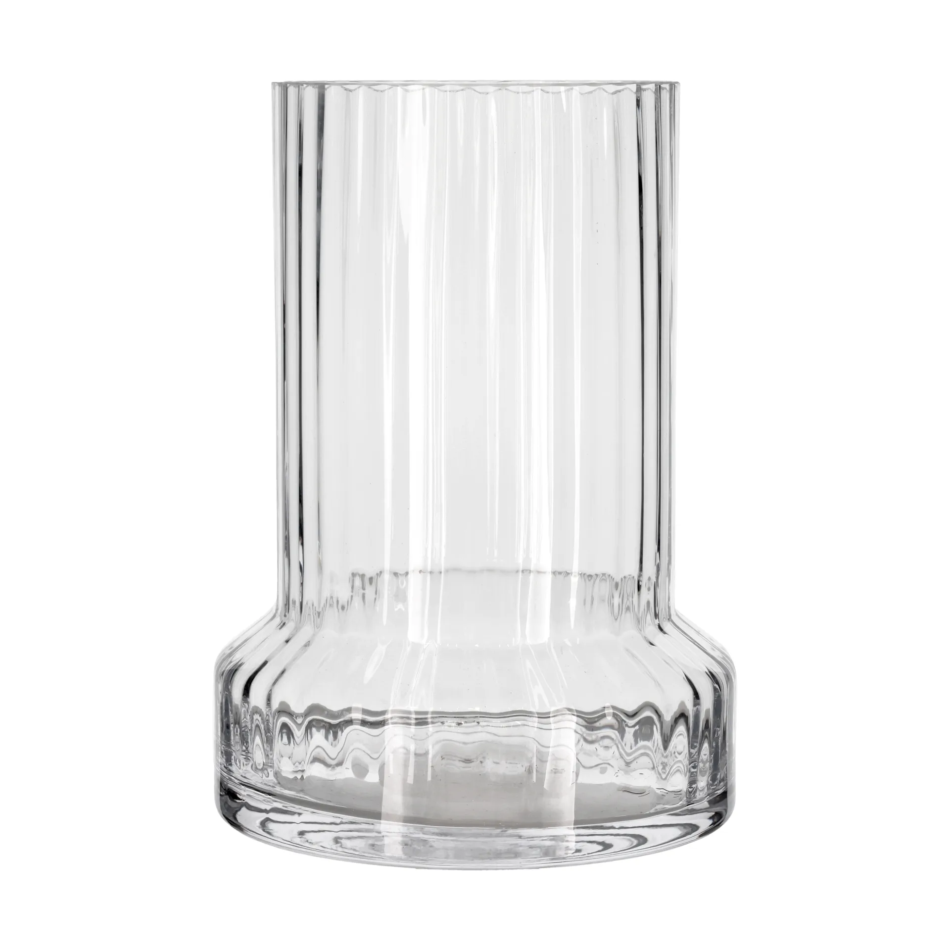Vaso de vidro com padrão Hvils Ø21 cm, Clear Villa Collection