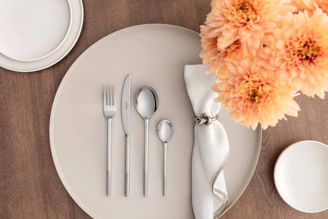Afina conjunto de talheres, Aço inoxidável, 24 peças Villeroy & Boch