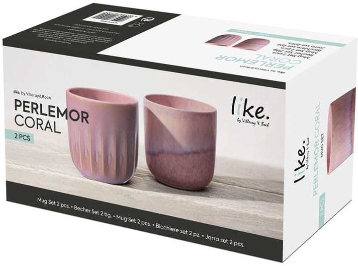 Caneca Perlemor 29 cl, 2 un., Coral Villeroy & Boch