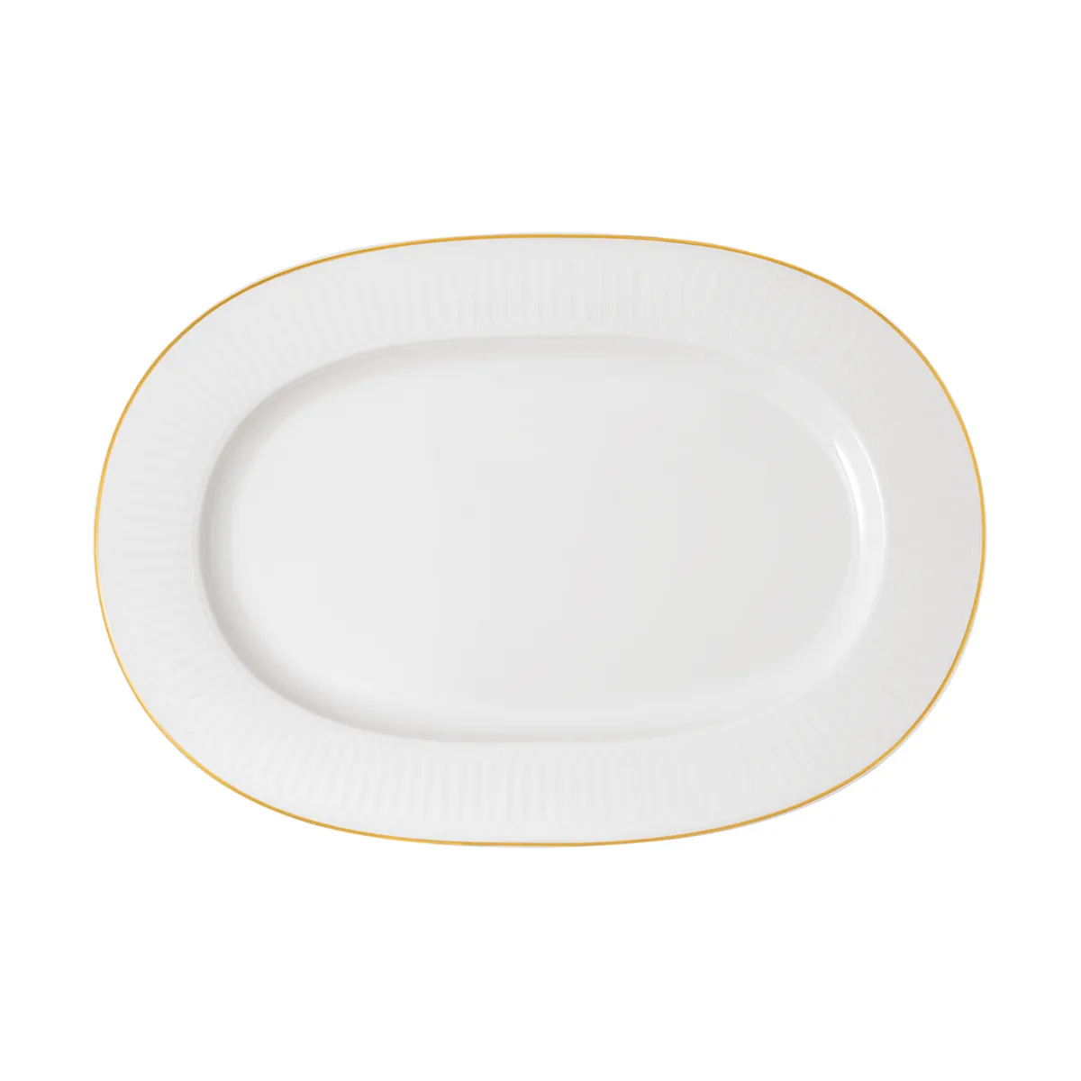Château Septfontaines prato de servir 28.5x41.5 cm, Branco-dourado Villeroy & Boch