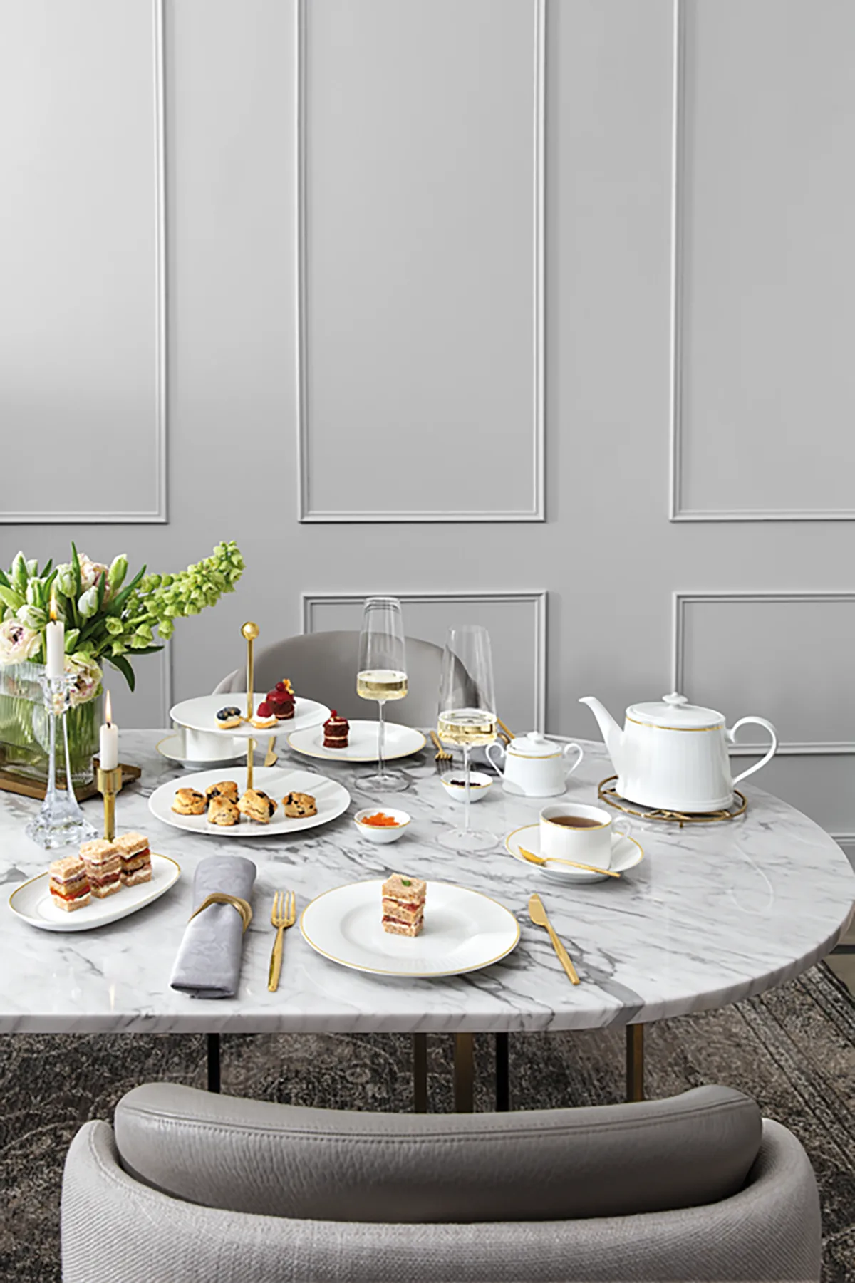 Château Septfontaines xícara 20 cl, Branco-dourado Villeroy & Boch