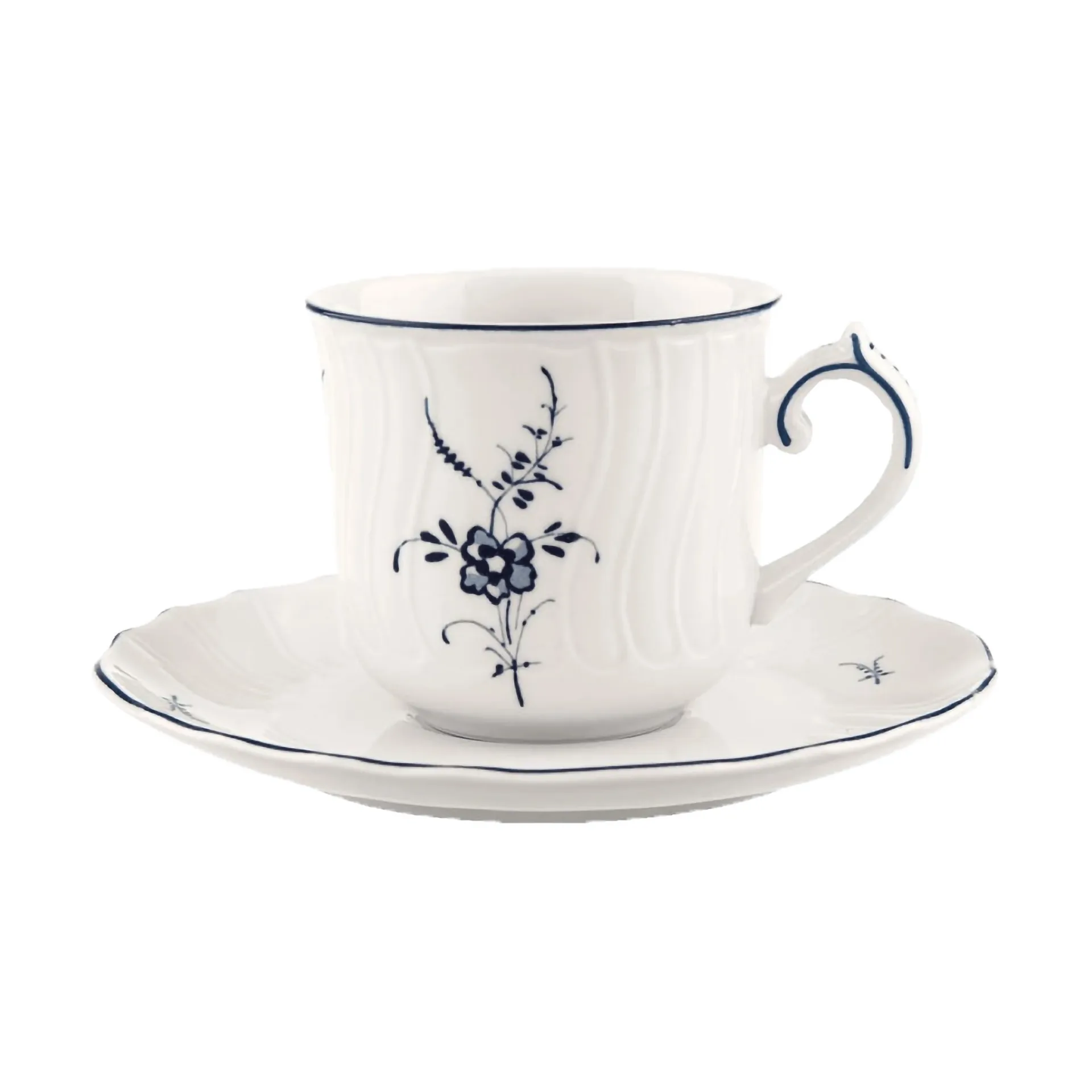 Chávena com pires Old Luxembourg 12 cl, Branco Villeroy & Boch