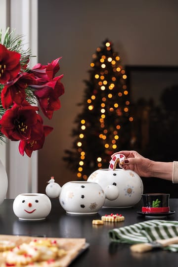Christmas Toy's Memory frasco de boneco de neve 4 peças - Branco - Villeroy & Boch