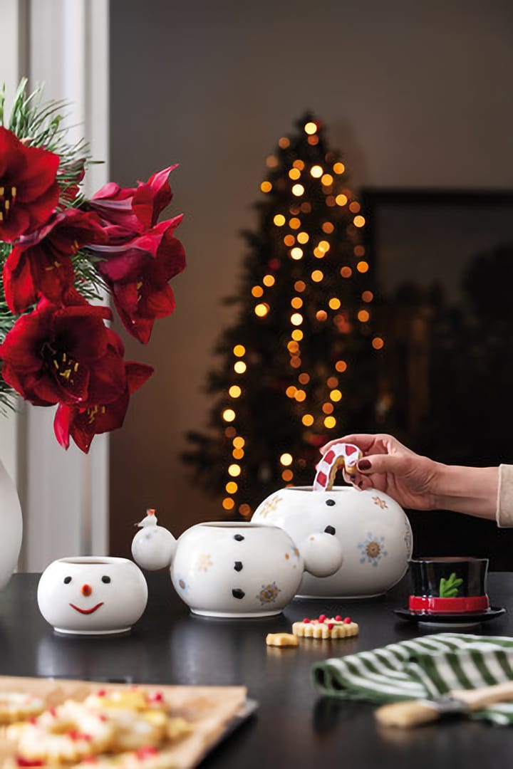 Christmas Toy's Memory frasco de boneco de neve 4 peças, Branco Villeroy & Boch