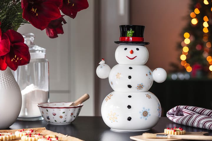 Christmas Toy's Memory frasco de boneco de neve 4 peças, Branco Villeroy & Boch