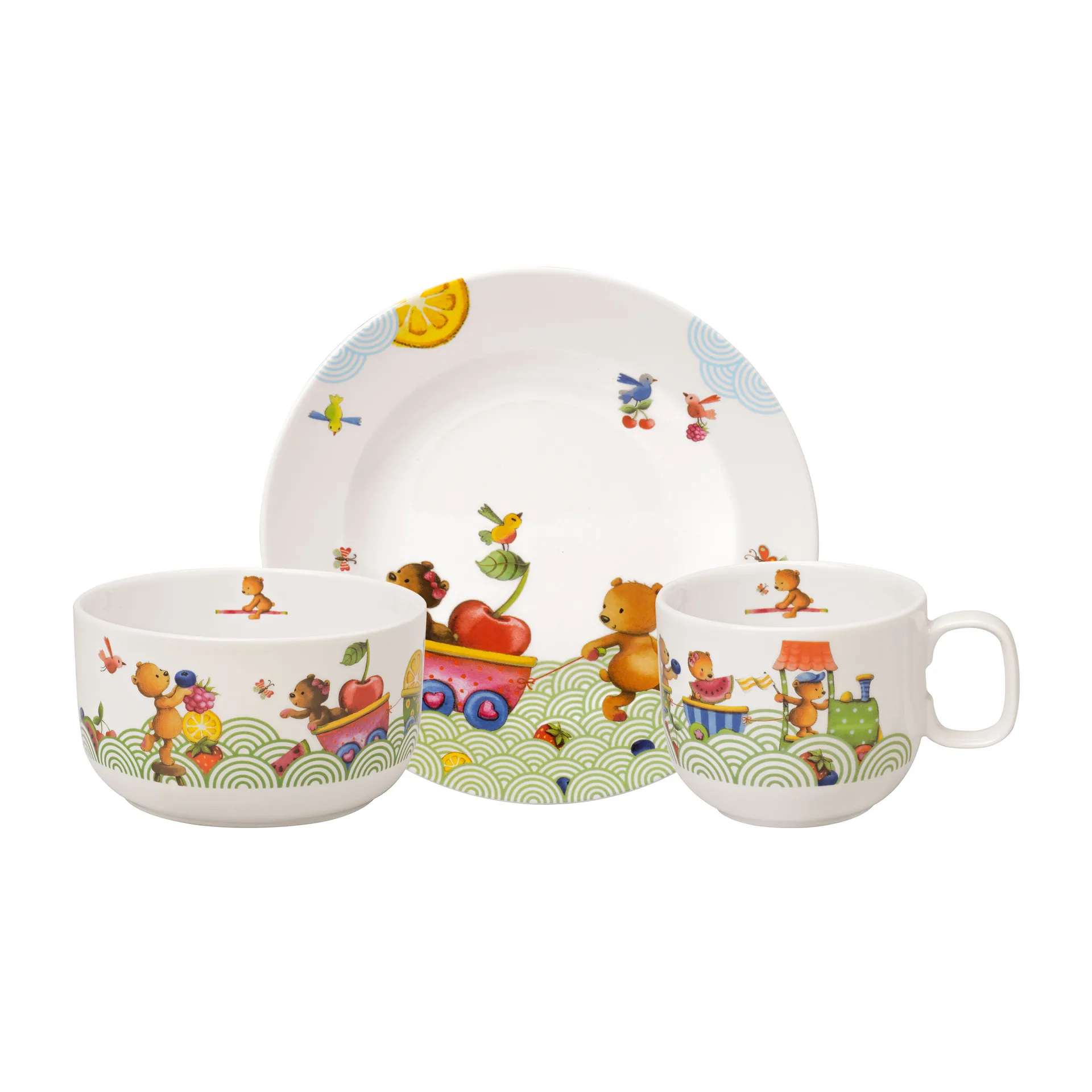 Conjunto de jantar de criança Hungry as a Bear, 3 peças Villeroy & Boch
