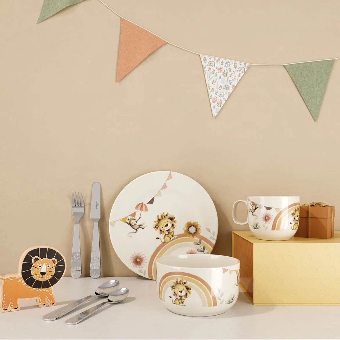 Conjunto infantil Roar like a Lion, 7 peças Villeroy & Boch