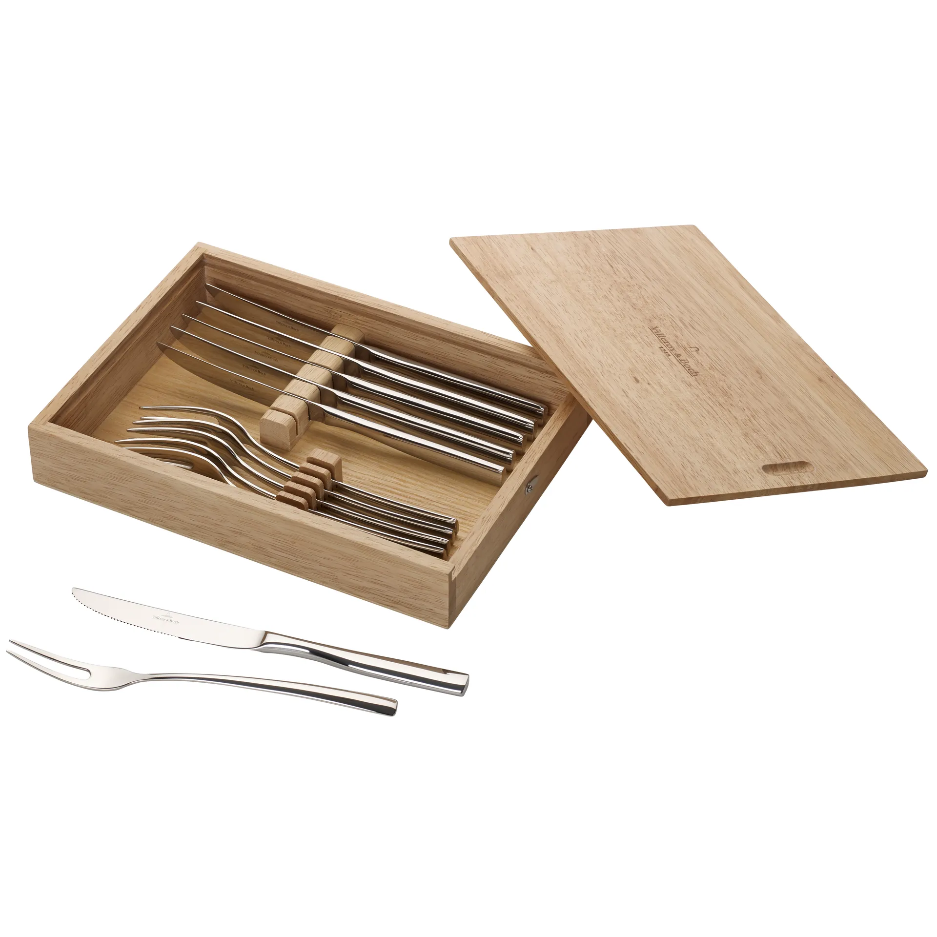 Conjunto para BBQ e carne Piemont, 12 peças, Aço inoxidável Villeroy & Boch