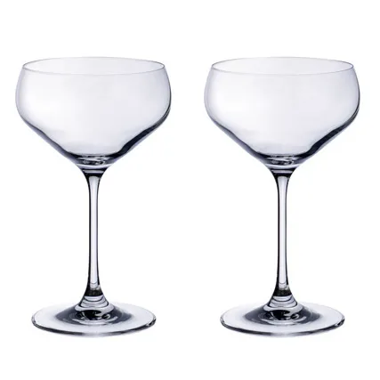 Copo de champanhe kupat Purismo, 2 un., Clear Villeroy & Boch