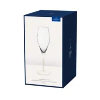 Copo de champanhe Manufacture Rock 26 cl, 4 un., Transparente-branco Villeroy & Boch