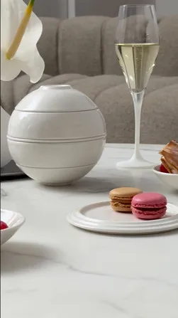 Copo de champanhe Manufacture Rock 26 cl, 4 un., Transparente-branco Villeroy & Boch