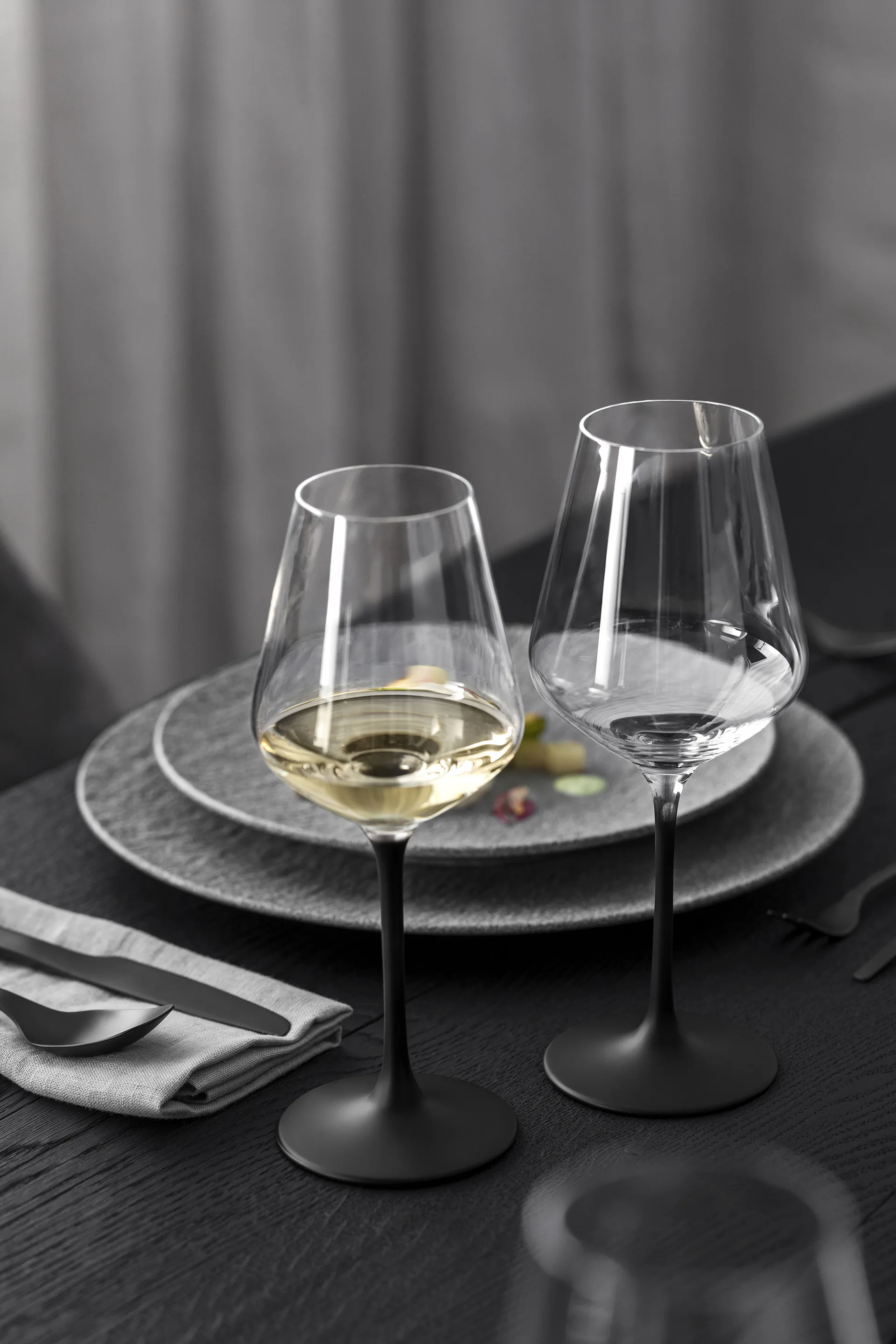 Copo de vinho tinto Manufacture Rock 47 cl, 4 un., Transparente-preto Villeroy & Boch