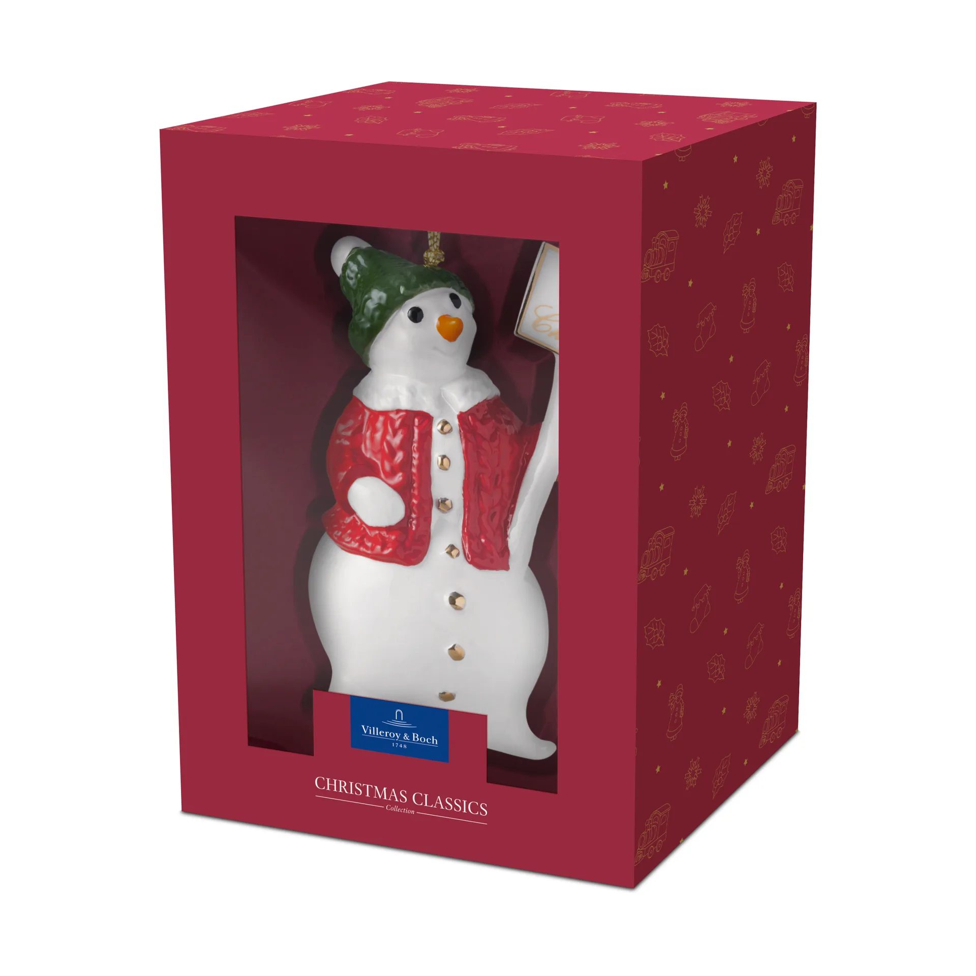 Enfeite de Natal boneco de neve Christmas Classics, Branco Villeroy & Boch
