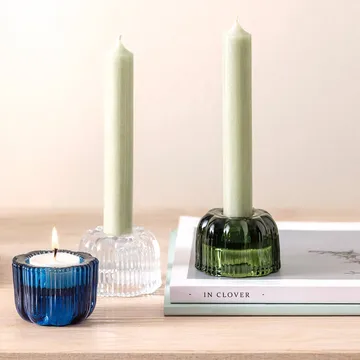 Fleur castiçal 2 em 1 - Verde, Ø6,3 cm - Villeroy & Boch