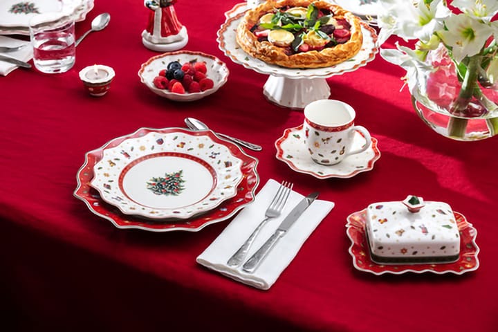 Manteigueira Toy's Delight 16x19 cm, Branco-vermelho Villeroy & Boch