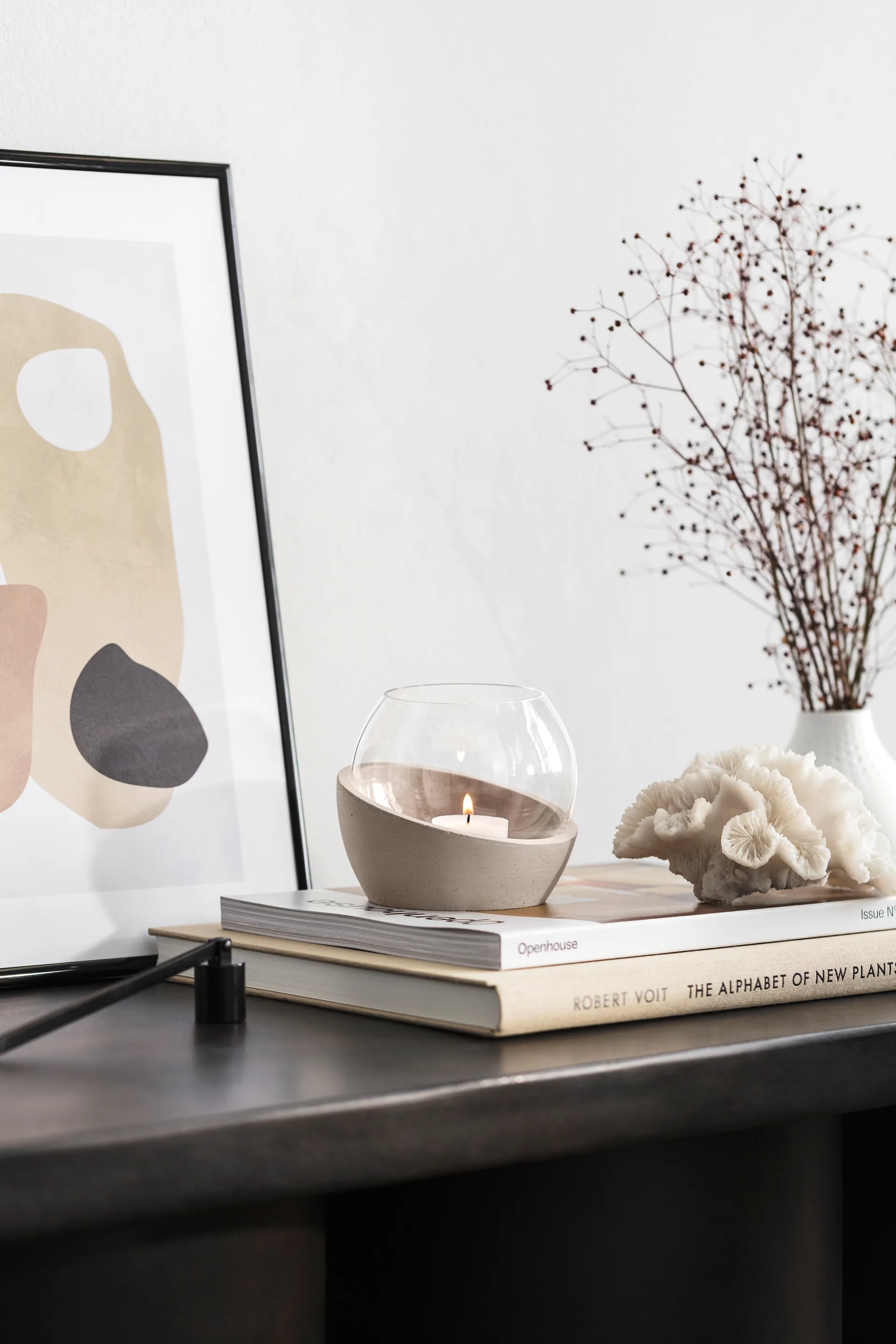 NewMoon Home castiçal Ø12 cm, Bege Villeroy & Boch