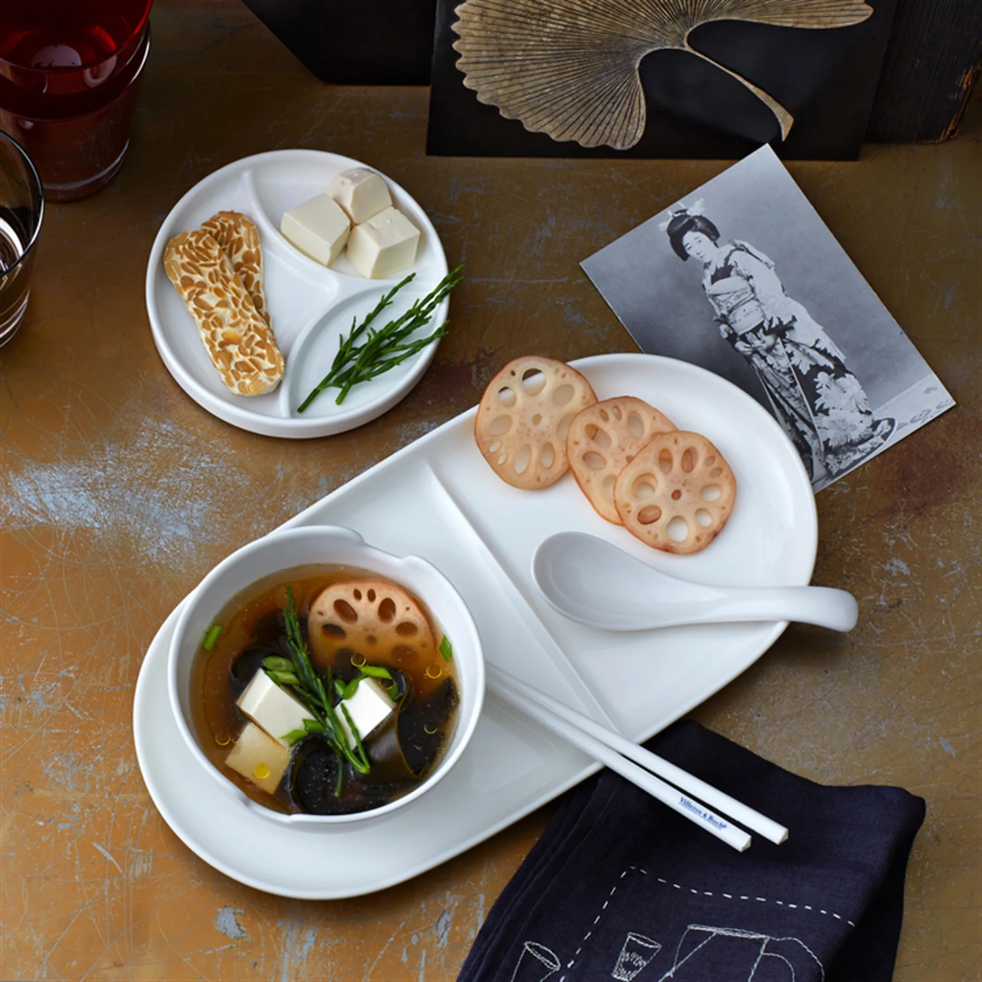 Pauzinhos Soup Passion, porcelana Villeroy & Boch