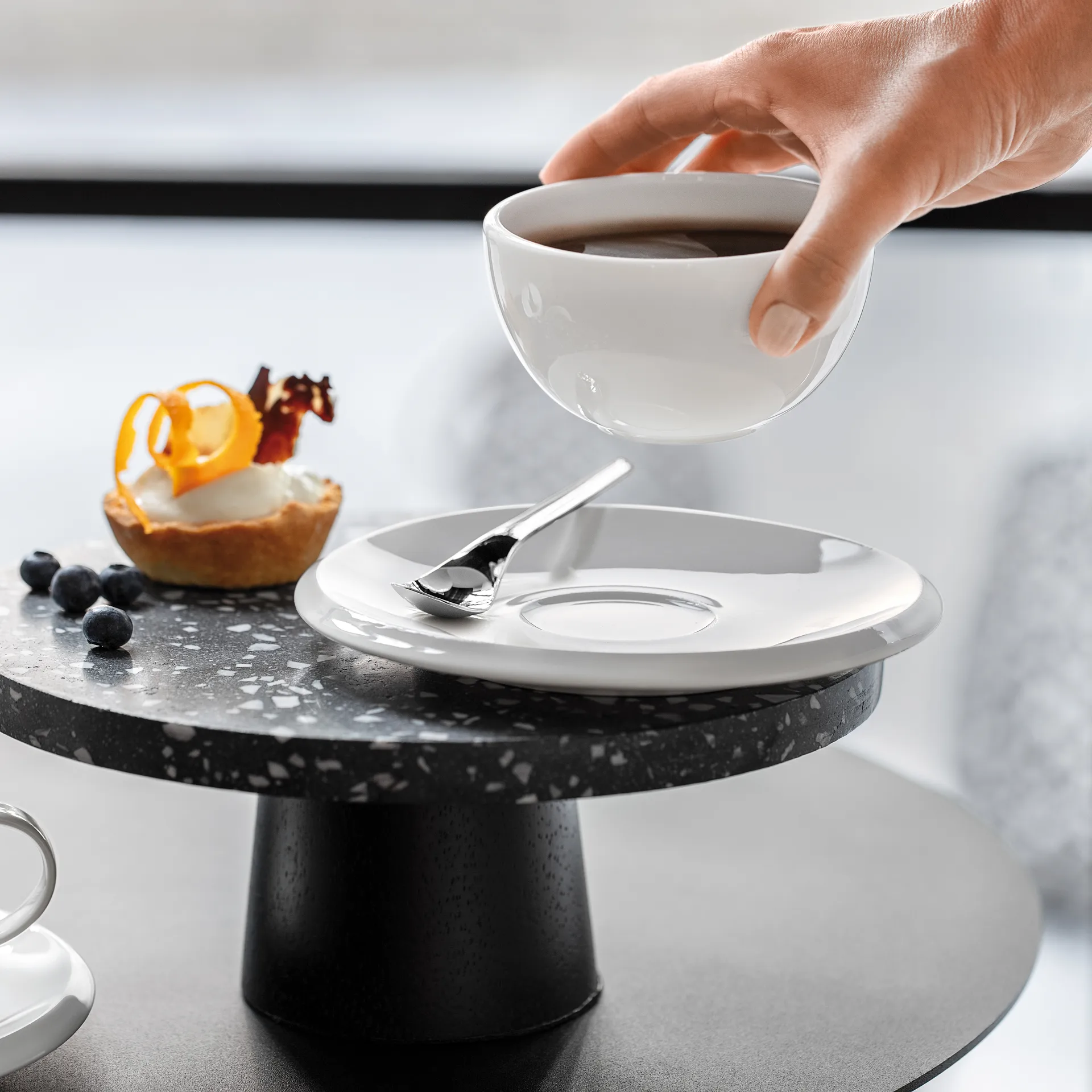 Pires de café NewMoon Ø17 cm, branco Villeroy & Boch