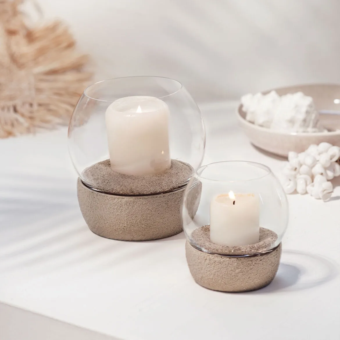 Porta-velas Perlemor Ø11 cm, Beige Villeroy & Boch