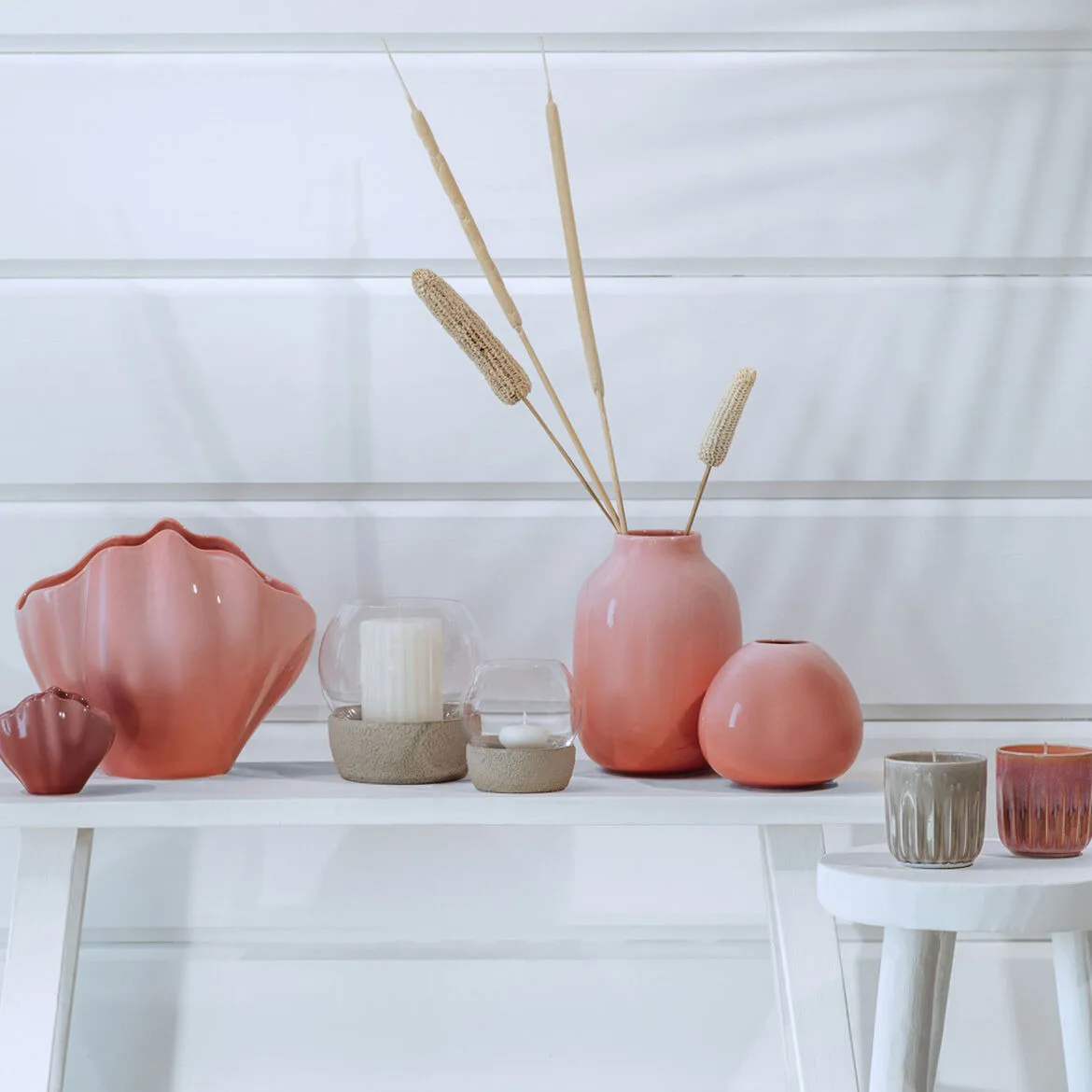 Porta-velas Perlemor Ø11 cm, Beige Villeroy & Boch