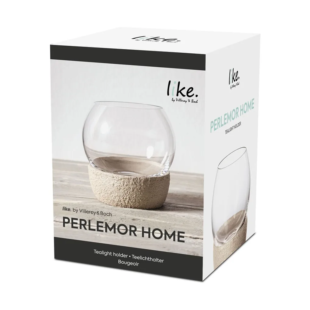 Porta-velas Perlemor Ø11 cm, Beige Villeroy & Boch