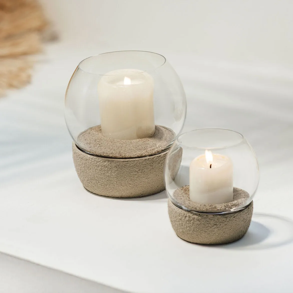 Porta-velas Perlemor Home Hurricane Ø16 cm, Beige Villeroy & Boch