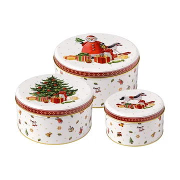 Pote para biscoitos Winter Collage Accessories, 3-unid. - Branco - Villeroy & Boch