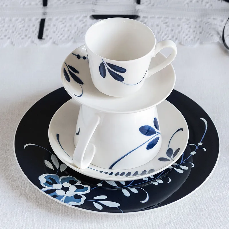Prato de salada Old Luxembourg Brindille, azul Villeroy & Boch