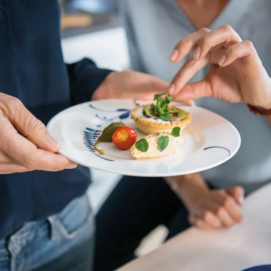 Prato de salada Old Luxembourg Brindille, branco Villeroy & Boch