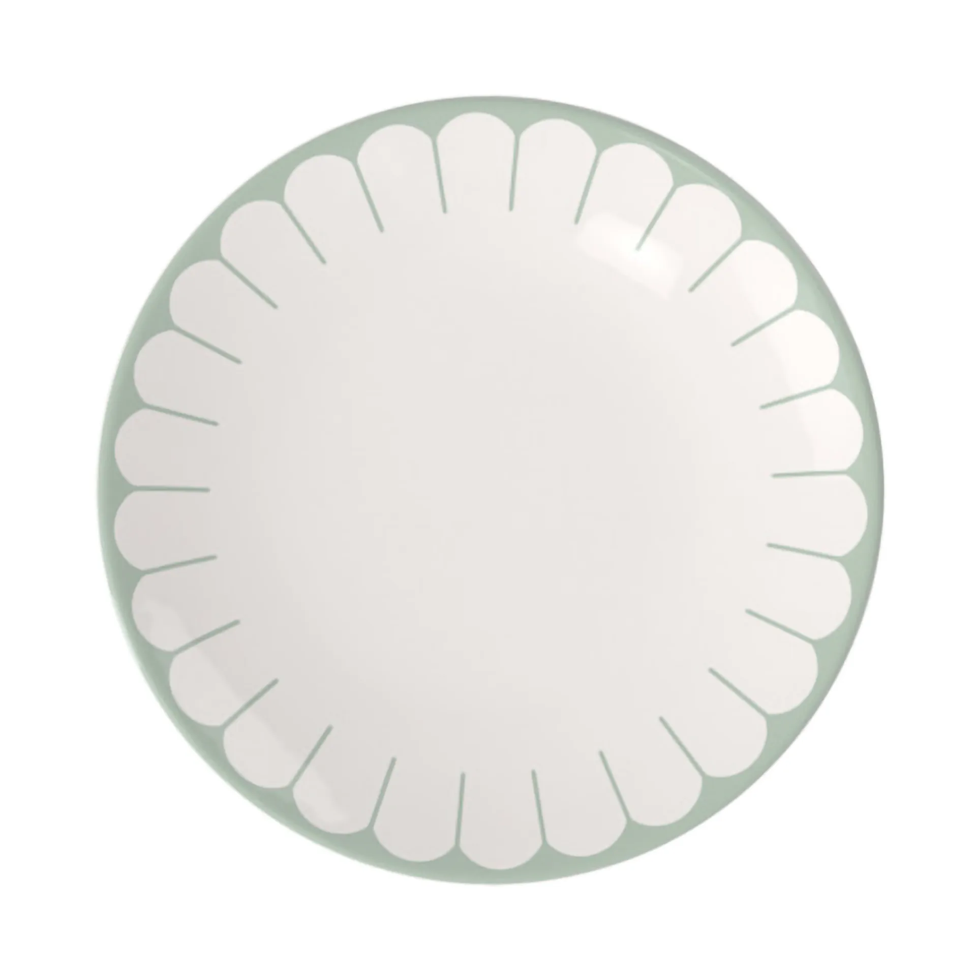 Prato Fleur Ø26,5 cm, Branco-verde Villeroy & Boch