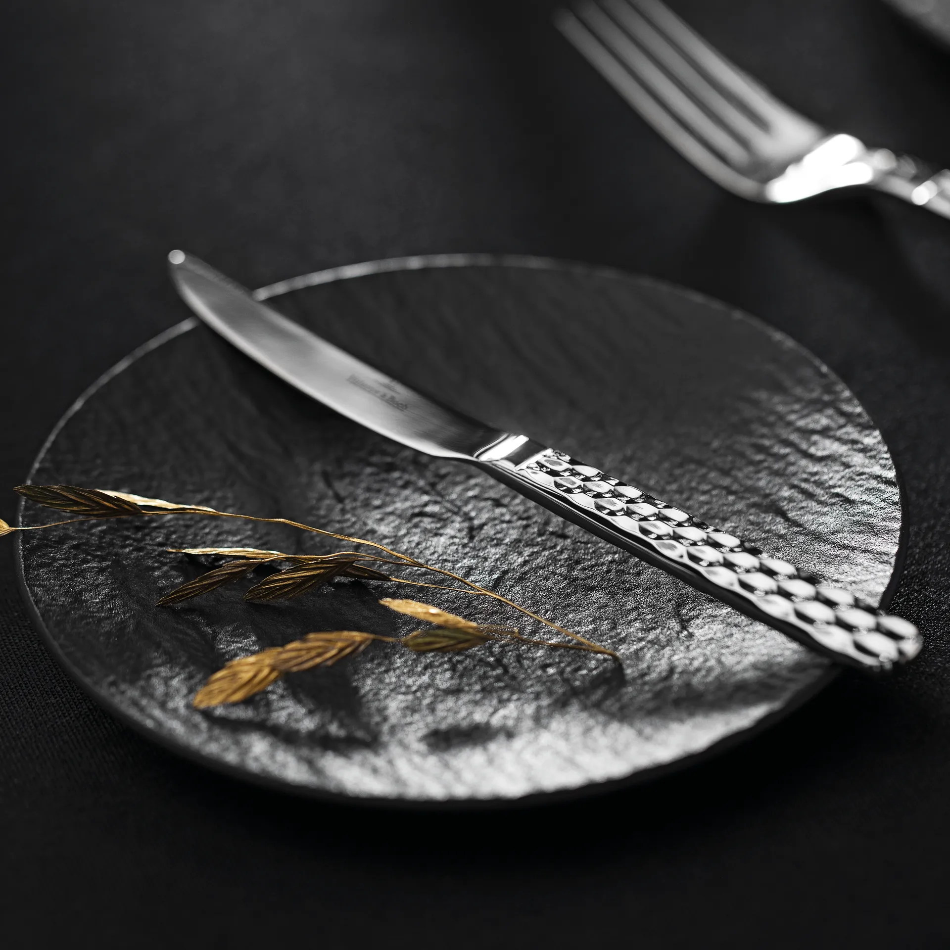 Prato pequeno Manufacture Rock Ø16 cm, preto Villeroy & Boch