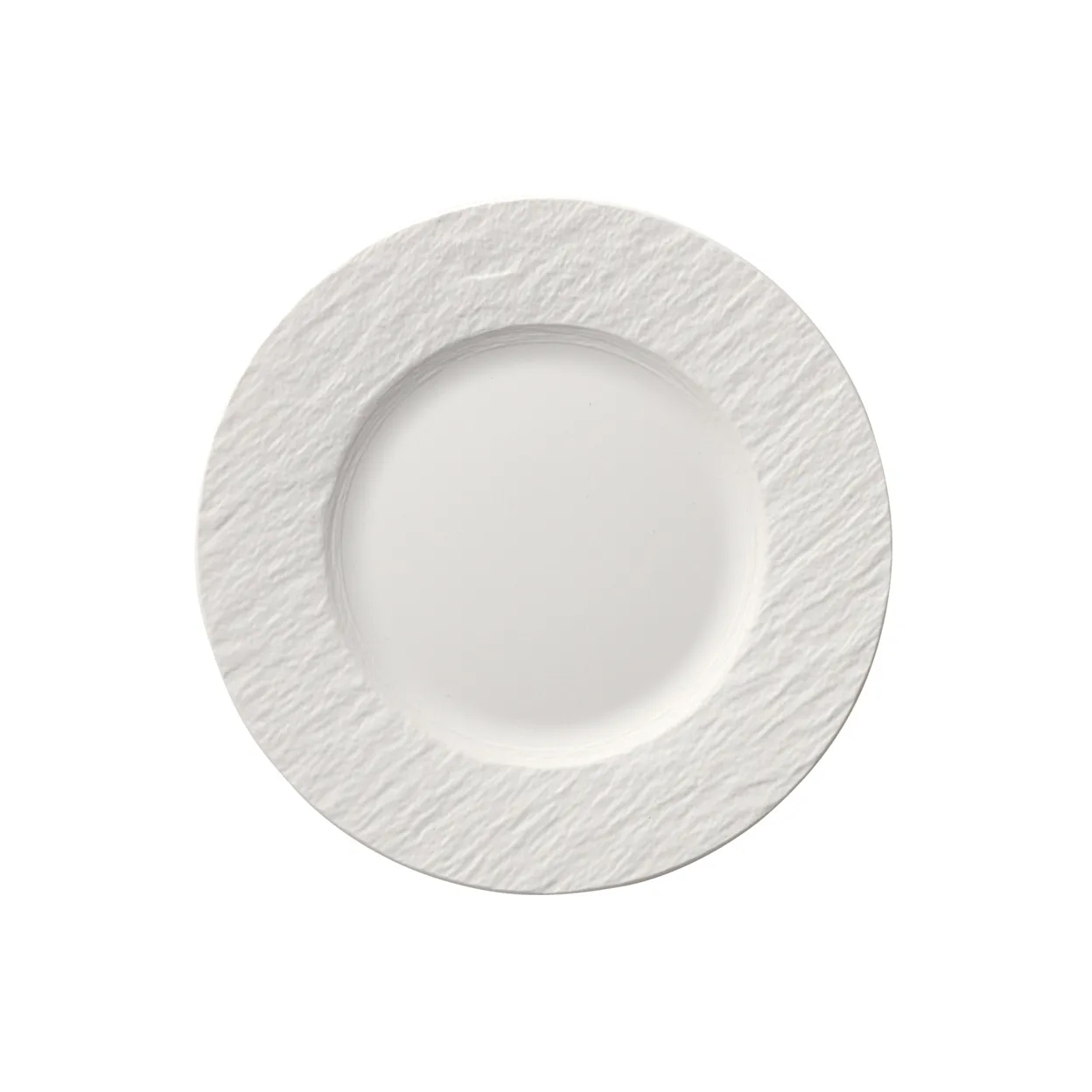 Prato pequeno Manufacture Rock Ø22 cm, Blanc Villeroy & Boch