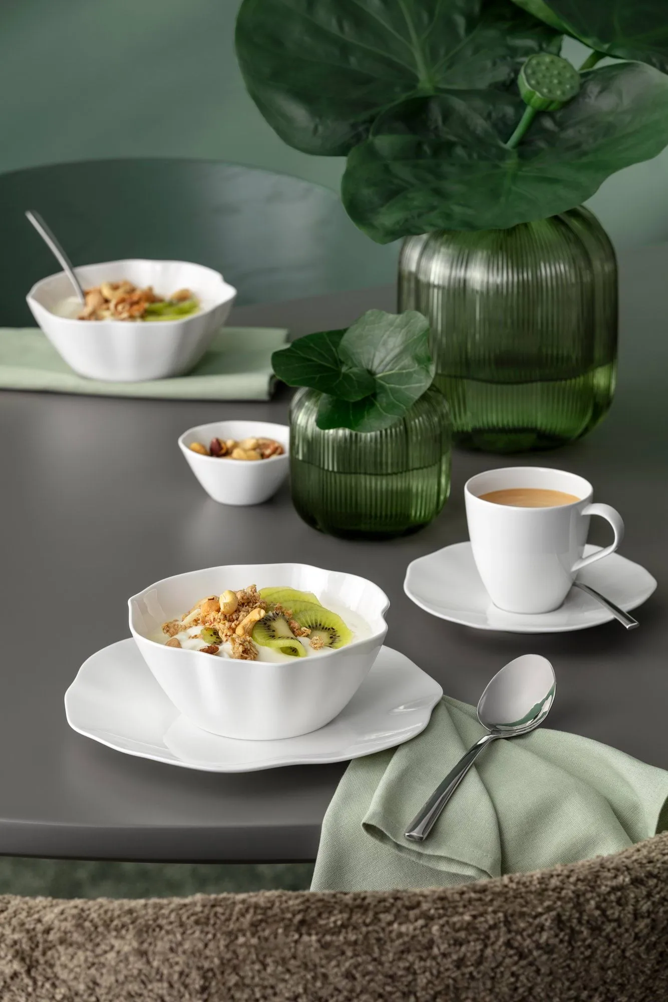 Pura chávena com pires, Branco, 2 peças Villeroy & Boch