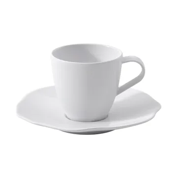 Pura chávena de expresso com pires - Branco, 2 peças - Villeroy & Boch
