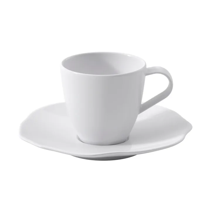 Pura chávena de expresso com pires - Branco, 2 peças - Villeroy & Boch