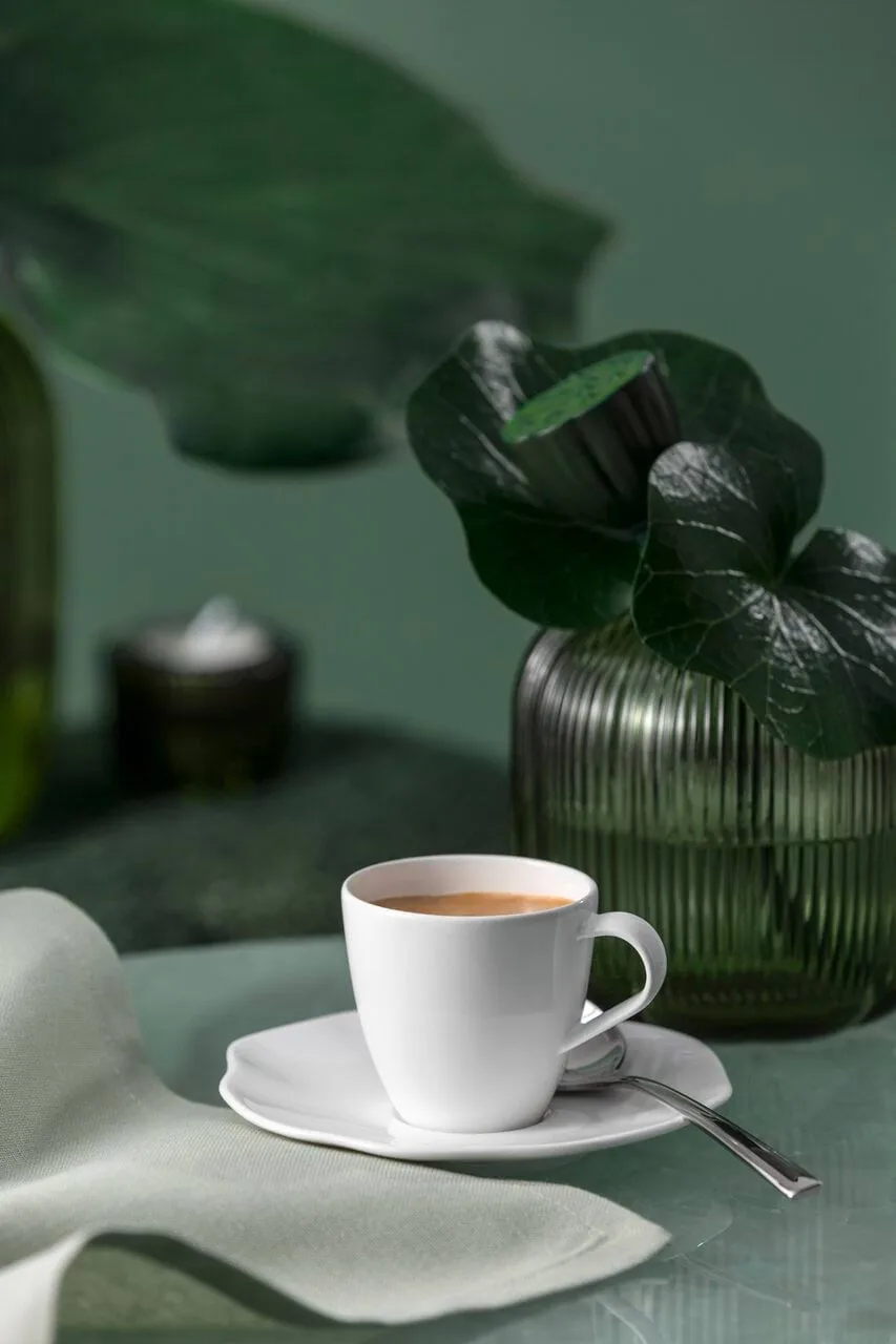Pura chávena de expresso com pires, Branco, 2 peças Villeroy & Boch