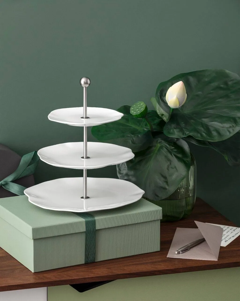 Pura prato de andares, Branco, 3 andares Villeroy & Boch