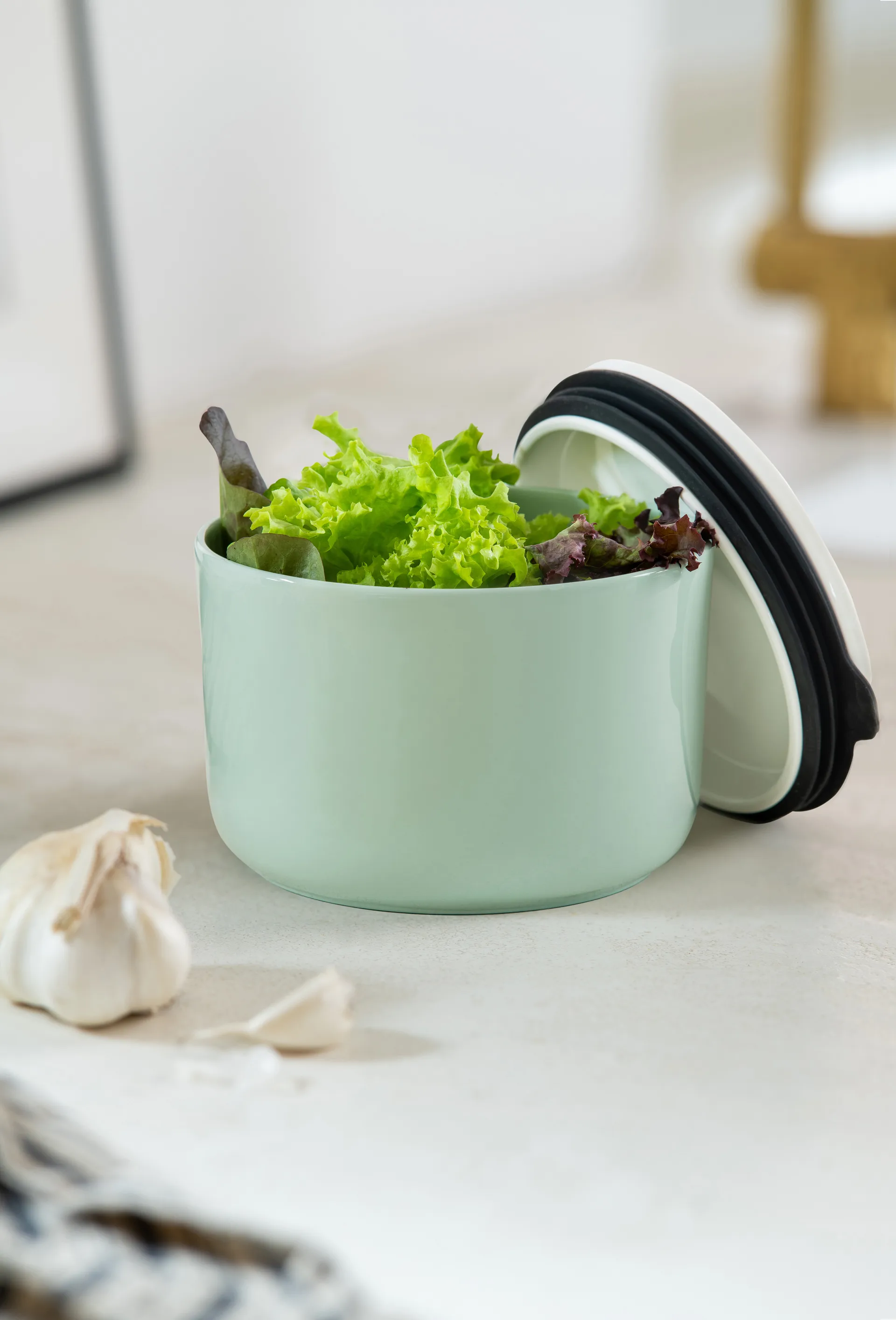 Recipiente para comida em porcelana L Ø13 cm To Go & To Stay, Mineral Villeroy & Boch