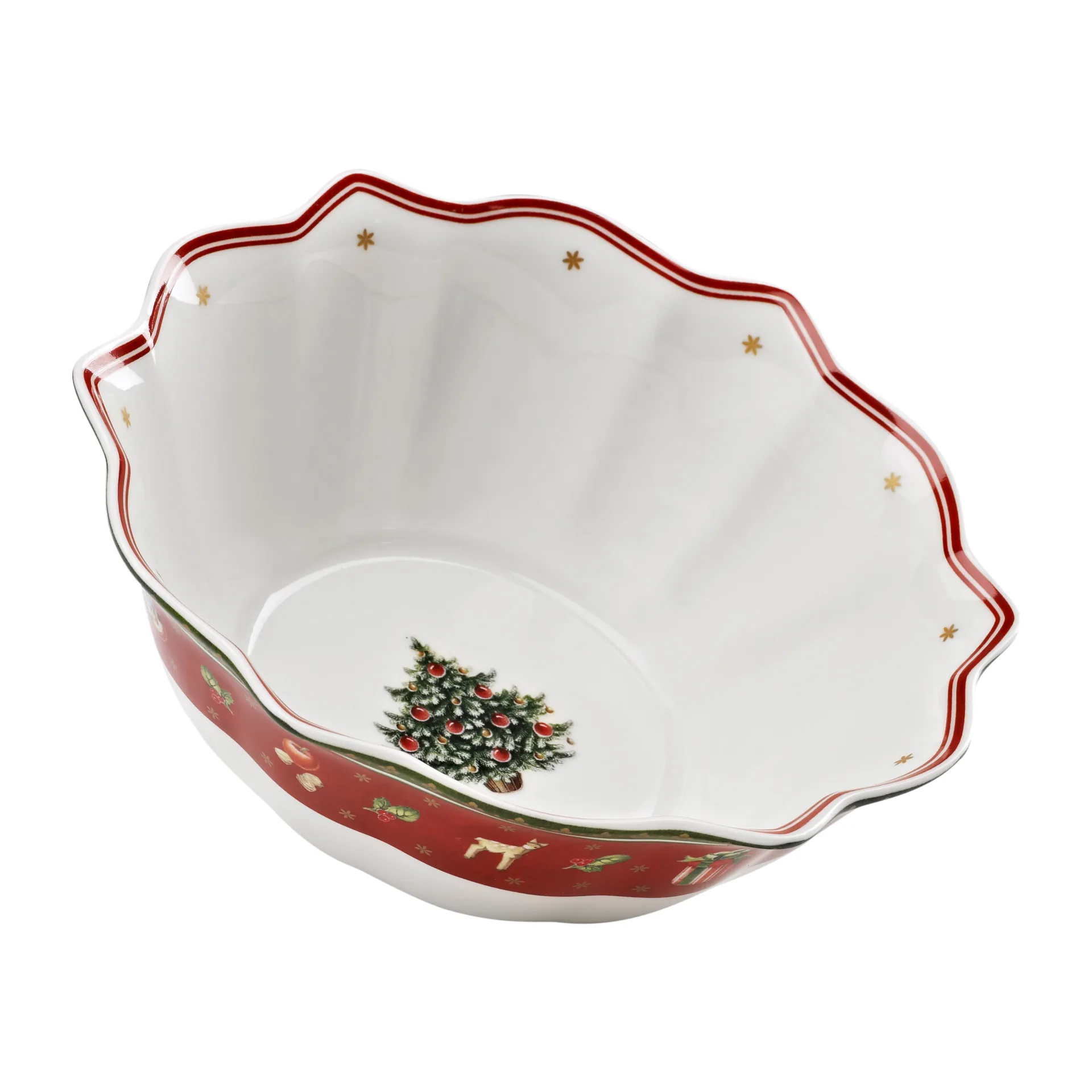 Saladeira Toy's Delight Ø31,5 cm, Branco-vermelho Villeroy & Boch