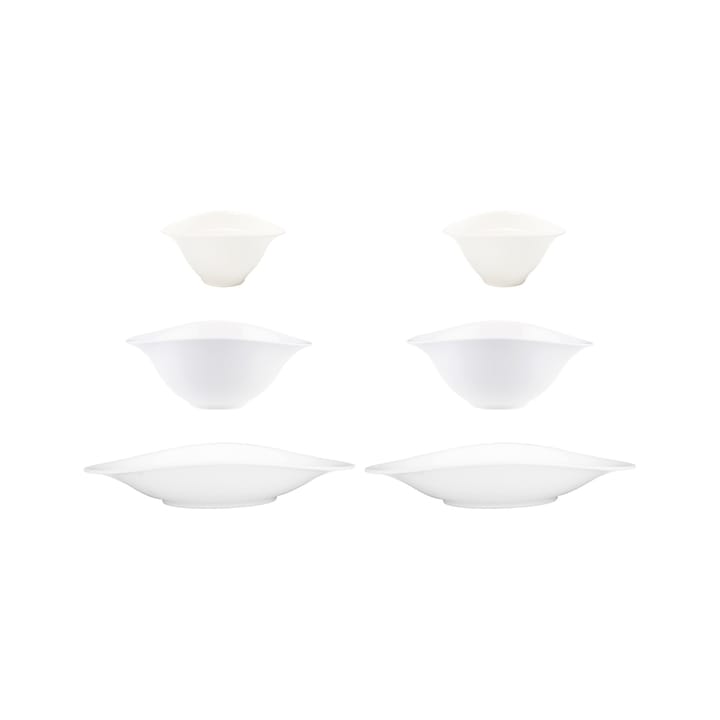 Tigela trio Vapiano, conjunto de 6 - branco - Villeroy & Boch