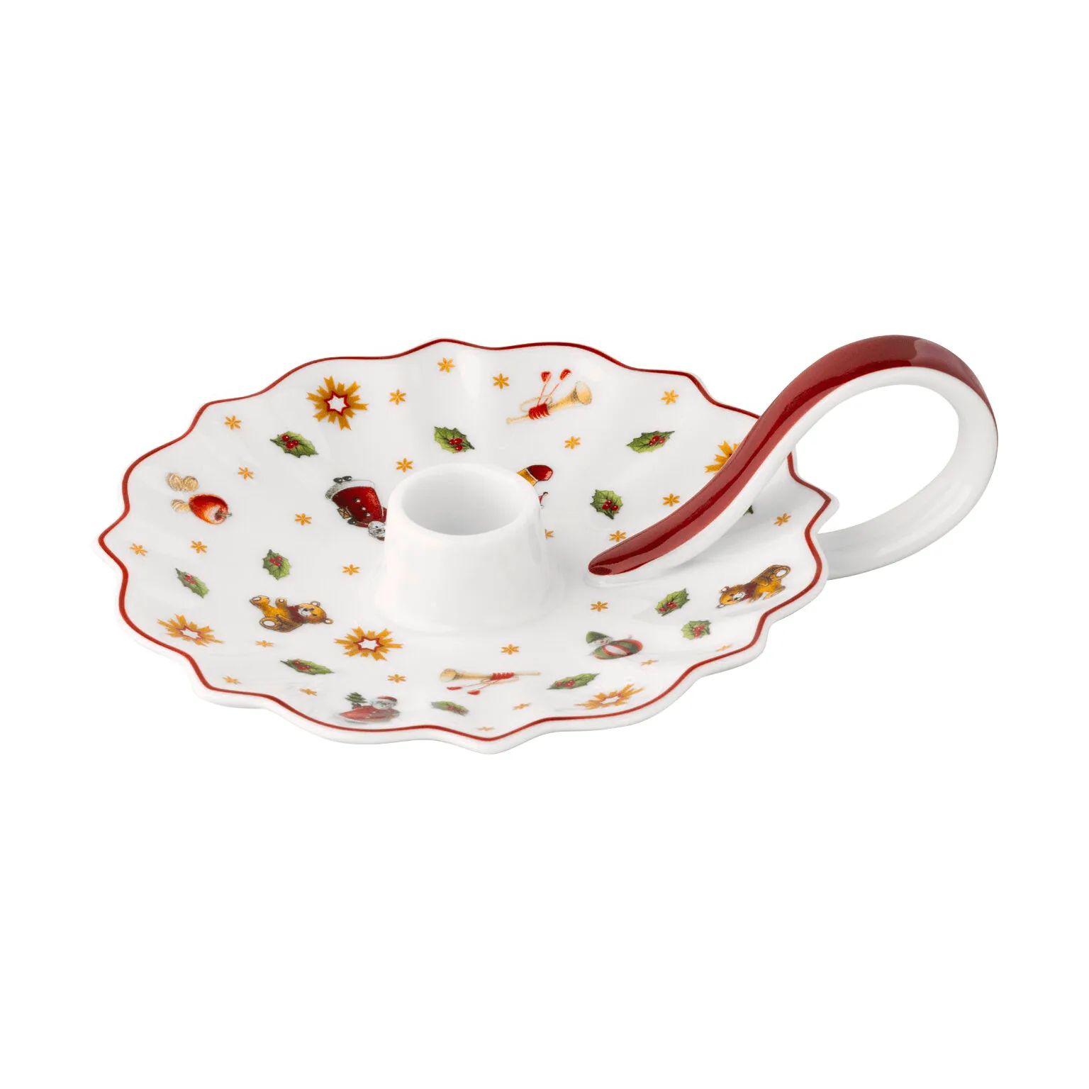 Toy's Delight castiçal, Branco-vermelho Villeroy & Boch