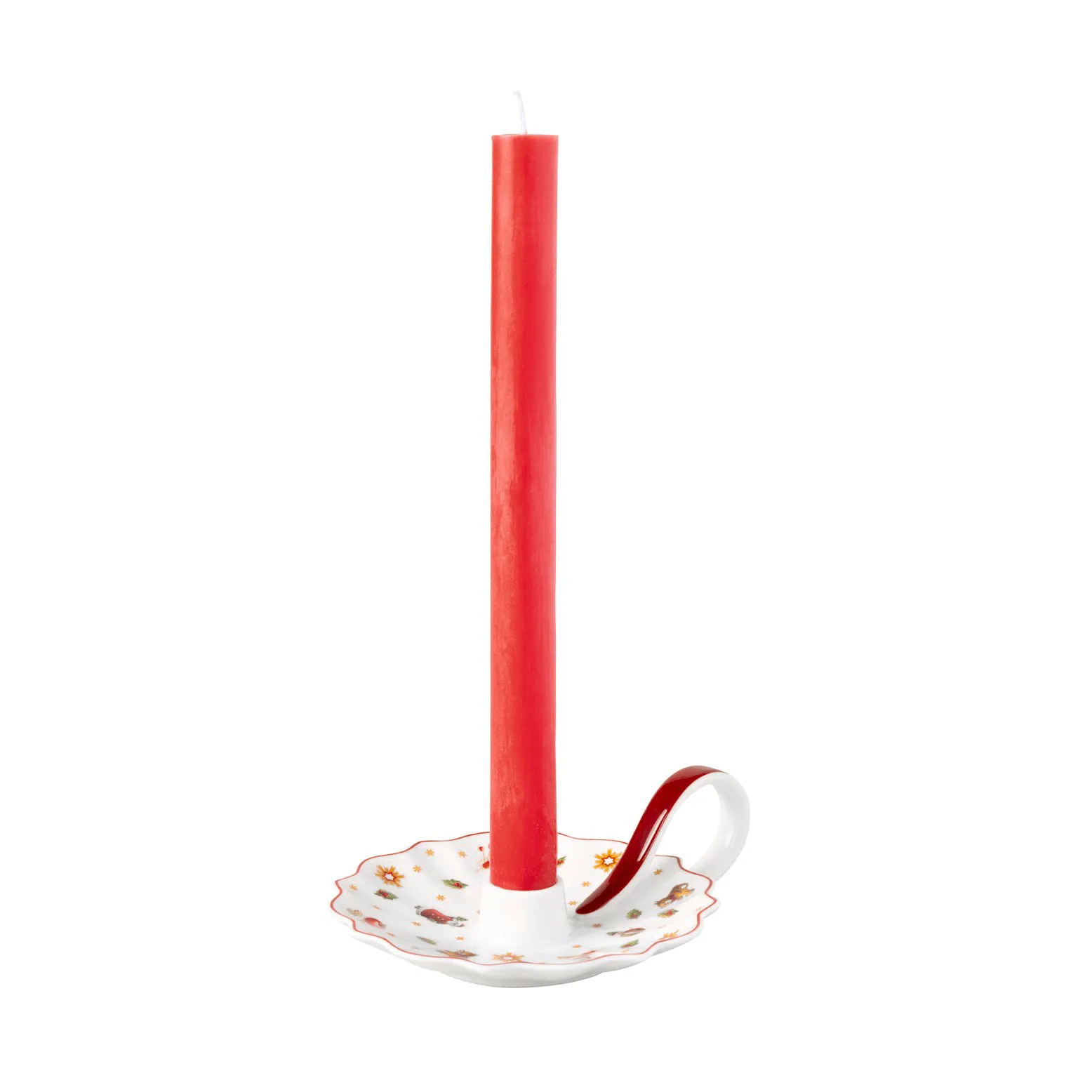 Toy's Delight castiçal, Branco-vermelho Villeroy & Boch