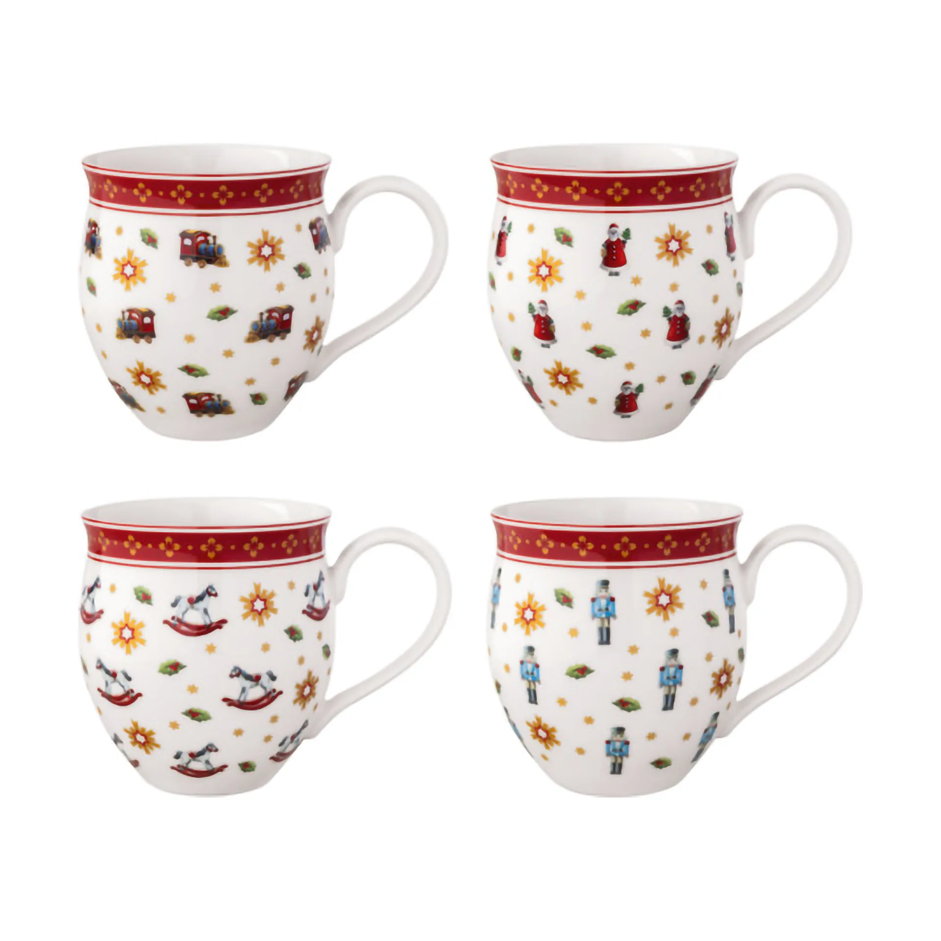 Toy's Delight copo 4 peças, Branco-vermelho Villeroy & Boch