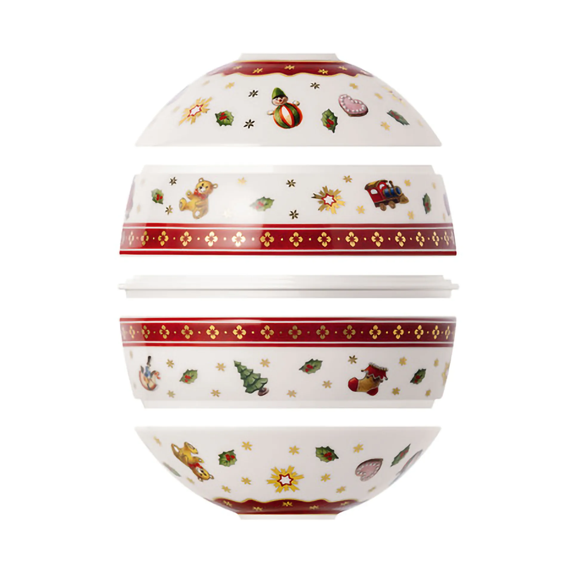 Toy's Delight La petite Boule 5 peças, Branco-vermelho Villeroy & Boch